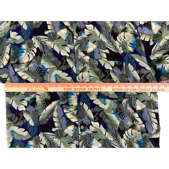 Vintage Guess By Georges‎ Marciano Hawaiian Shirt Size L - Picture 5 of 7